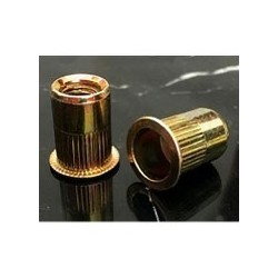 5/16-18UNC Flat Head Knurled Body-AVK
