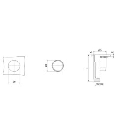 Tubtara® Staal Zinktop M8 UKX 55 KN
