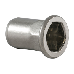 HONSEL-Blindnietmutter HEXATOP-E-FK Edelstahl Flachkopf M6 - 30